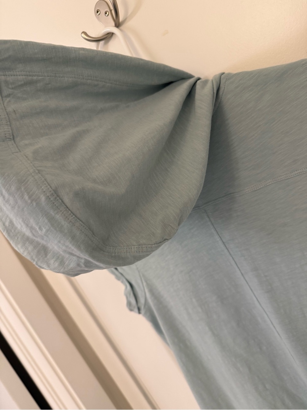 DKNY Sport Hooded T-Shirt Dress Small Blue Athleisure Casual - Picture 8 of 9